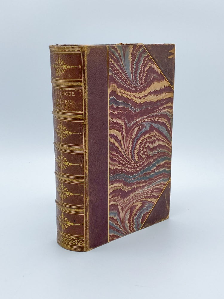Item #409698 Catalogue of Mr. John A. Rice's Library. To Be Sold by Auction on Monday March 21st 1870 and Five Following Days by Bangs Merwin & Co. John A. RICE, collection.