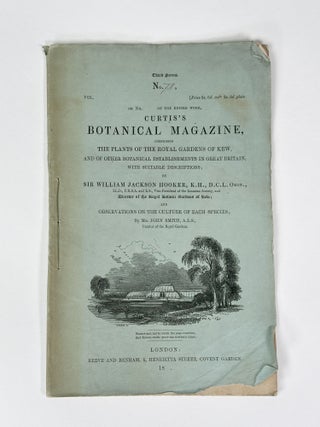 Item #409960 Catalogue of Books of the Botanical Register (1815) and two issues of Curtis's...