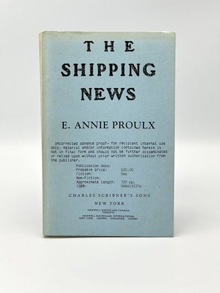 Item #410257 The Shipping News. E. Annie PROULX