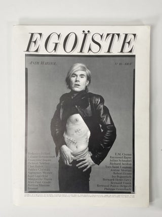 Item #410527 Egoïste: No. 10, Andy Warhol. EGOÏSTE