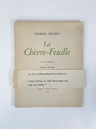 Item #410545 La Chèvre-Feuille. Georges HUGNET