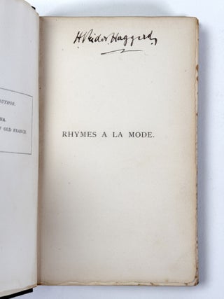 Rhymes a la Mode