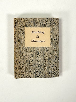 Item #410694 Marbling in Miniature. Christopher WEIMANN