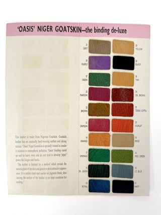 Oasis Niger Goatskin An Anilinre Finish
