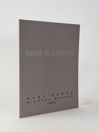 Item #411160 Ross Bleckner. Ross BLECKNER, Mary BOONE, Michael WERNER, artist