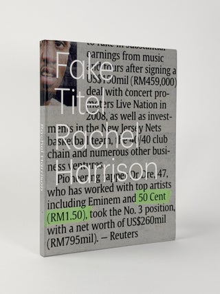 Item #411186 Rachel Harrison: Fake Titel. Rachel HARRISON, Susanne FIGNER, Martin GERMANN,...