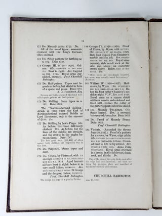 Catalogue of a Selection from the British and English Coins in the Fitzwilliam Museum