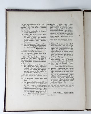 Catalogue of a Selection from the British and English Coins in the Fitzwilliam Museum